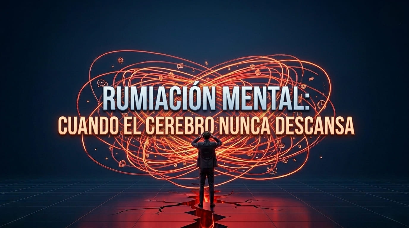 Tu cerebro no se agota por el estrés: la rumiación mental es el verdadero culpable
